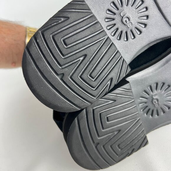 UGG Womens McKay Black Sheepskin Winter Ankle Boots Water Repellent size 7.5 - Picture 15 of 16